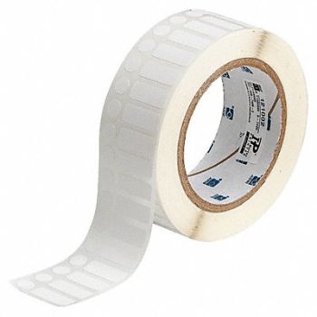 BRADY Label White Blank Polypropylene, 18DE05
