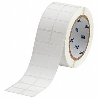 BRADY Label White Blank Polypropylene, 18DU50