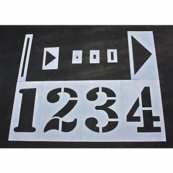 RAE Athletic Stencil Track Field 36in 1/16, 18E802