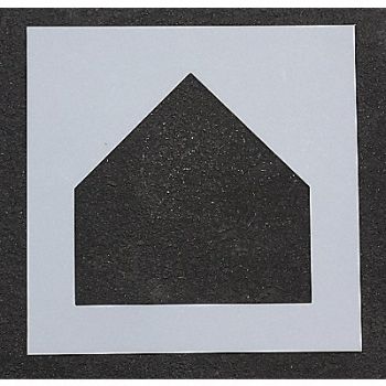 RAE Athletic Stencil Home Plate 17 in 1/16, 18E808