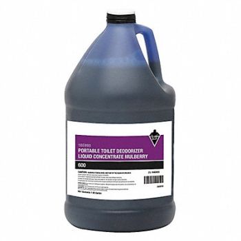 TOUGH GUY Portable Toilet Deodorizer 1 gal Jug, 18E893