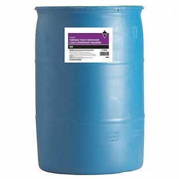 TOUGH GUY Portable Toilet Deodorizer 55 gal Drum, 18E895