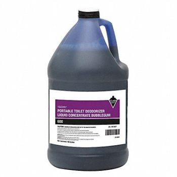 TOUGH GUY Portable Toilet Deodorizer 1 gal Jug, 18E897