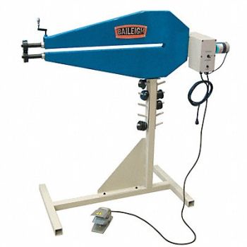 BAILEIGH INDUSTRIAL Bead Roller 36 Throat Depth Foot Pedal, 18F321