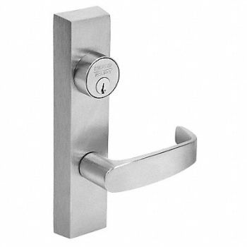 SARGENT G6696 Lever Lever Escutcheon w/Lock Grade 1, 18F584