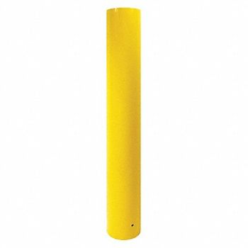 CALPIPE SECURITY BOLLARDS Bollard Fixed 6 Carbon Steel Yellow, 18F960