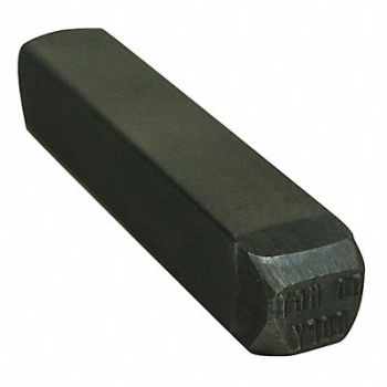 YOUNG BROS. STAMP WORKS Locksmith Stamp 3/16 in Do Not Copy, 18G278