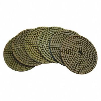 HUSQVARNA Polishing Pads 50 Grit 3 In, 18G437