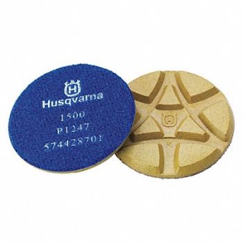 HUSQVARNA Polishing Pads 1500 Grit 3 In, 18G442