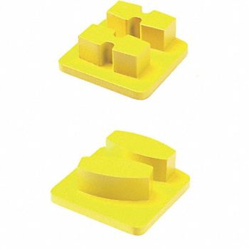 HUSQVARNA Double Convex Diamond Tool 30 Grit PK3, 49EK44