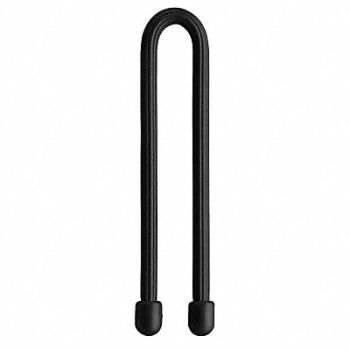 NITE IZE Gear Tie Black 6 in PK2, 18G609