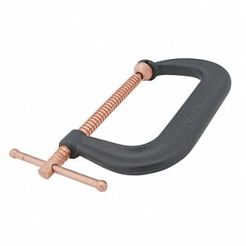WILTON Spatter Resist C-Clamp 8-1/4 6900 lb., 41D477