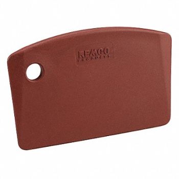 REMCO G3976 Mini Bench Scraper 5-1/2 x3-1/2 MD Red, 18G809