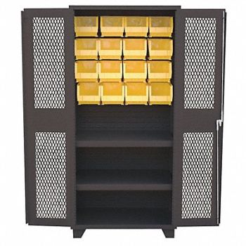 JAMCO Bin Cabinet Shelving 78 H 36 W 24 D, 18H115