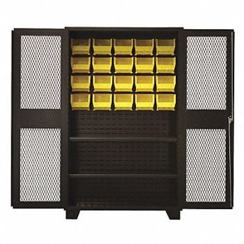 JAMCO Bin Cabinet Shelving 78 H 48 W 24 D, 18H116