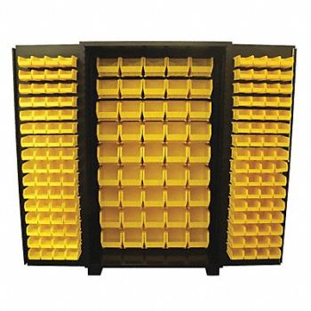 JAMCO Bin Cabinet Louvered 78 H 48 W 24 D, 18H132