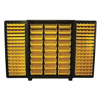 JAMCO Bin Cabinet Louvered 78 H 60 W 24 D, 18H137
