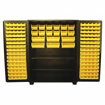 JAMCO Bin Cabinet Shelving 78 H 60 W 24 D, 18H153