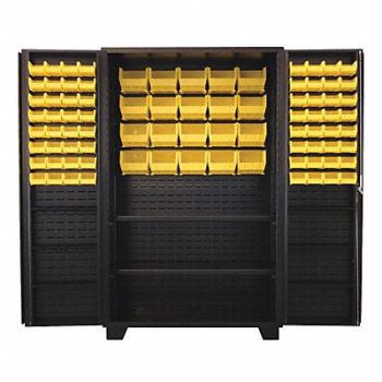 JAMCO Bin Cabinet Shelving 78 H 48 W 24 D, 18H156