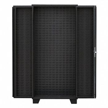 JAMCO Bin Cabinet Louvered 78 H 60 W 24 D, 18H192