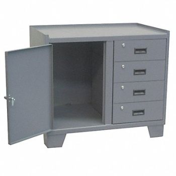 JAMCO Combo Drawer Cabinet 33 H 36 W Gray, 18H209