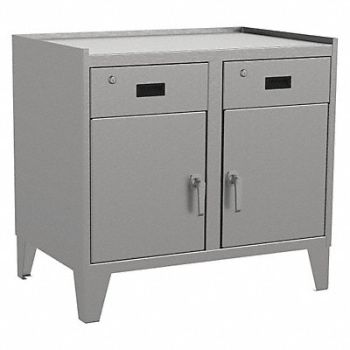 JAMCO Combo Drawer Cabinet 34 H 36 W Gray, 18H218