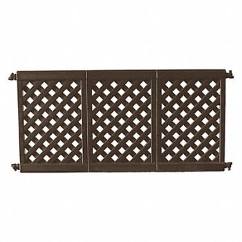 GROSFILLEX Fence Panel Brown 38-1/2 in x 84 in, 49XM89
