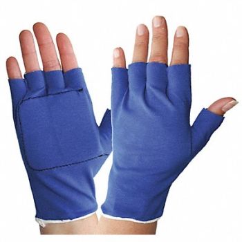 IMPACTO Impact Glove Liner 1/2 Finger L PR, 193K28