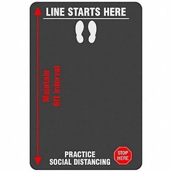 NOTRAX Safety Message Mat, 60JP38