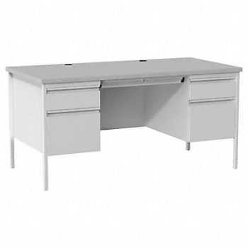 HIRSH Office Desk 60 W x 29-1/2 H x 30 D, 454Z57