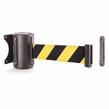 US WEIGHT Black Mount 13 ft Yel/Blk Belt, 196Y63