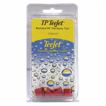 TEEJET Flat Spray Polymer Tips 80 Deg PK4, 197X21