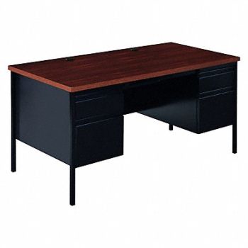 HIRSH Office Desk 60 W x 29-1/2 H x 30 D, 454Z56