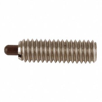 TE-CO Spring Plunger Hvy SS 1/4-20x3/4 L PK5, 19A673