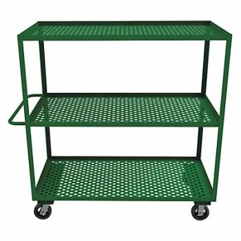 GRAINGER APPROVED Metal Utility Cart 1 200 lb Steel, 19C135
