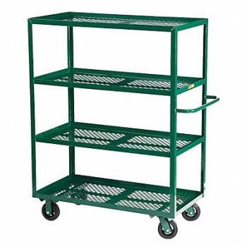 LITTLE GIANT Metal Utility Cart 1 600 lb Steel, 19C137