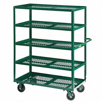 LITTLE GIANT Metal Utility Cart 2 000 lb Steel, 19C139