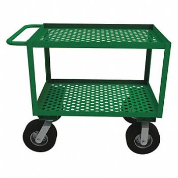 GRAINGER APPROVED Metal Utility Cart 1 000 lb Steel, 19C186