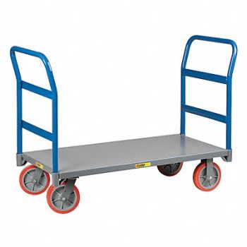 LITTLE GIANT Platform Truck 60x30 Polyurethane Wheel, 19C193