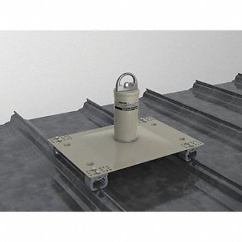 HONEYWELL MILLER Roof Anchor Aluminum Stainless Steel, 19D202