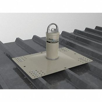 HONEYWELL MILLER Roof Anchor Aluminum Stainless Steel, 19D205