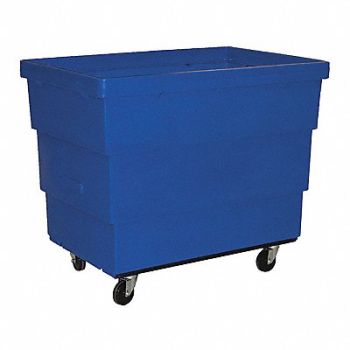 ROYAL BASKET TRUCKS Cube Truck HDPE Blue 21.0 cu ft., 4AAC7