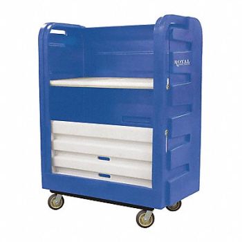 ROYAL BASKET TRUCKS Turnabout Truck Blue HDPE, 19D629