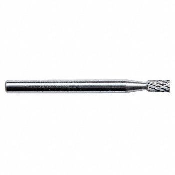 GRAINGER APPROVED Inverted Cone Bur 1/8 Carbide, 19D929