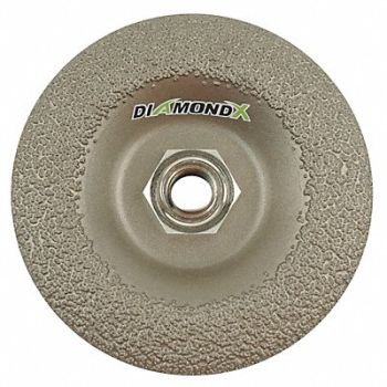 DIAMOND VANTAGE Grinding Wheel 9In 24 Depressed Center, 19F550