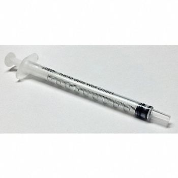HENKE-JECT Disposable Syringe Luer Slip 1 mL PK100, 19G384