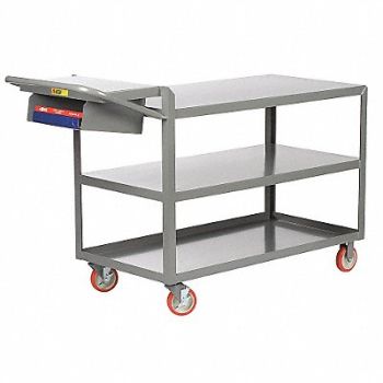 LITTLE GIANT Order-Picking Cart 1 200 lb Steel, 19G679