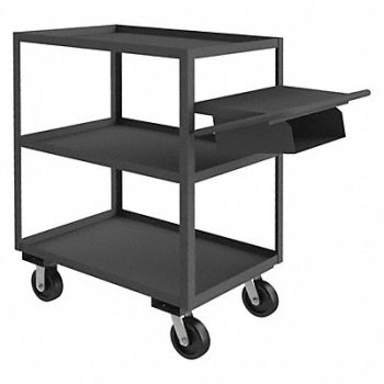 GRAINGER APPROVED Order-Picking Cart 3 600 lb Steel, 19G686