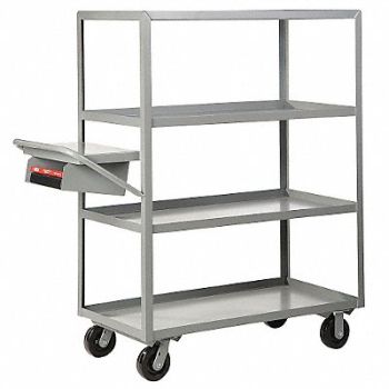 LITTLE GIANT Order-Picking Cart 3 600 lb Steel, 19G693
