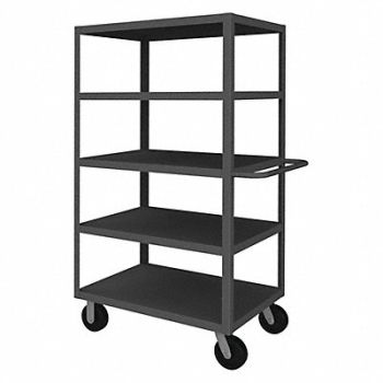 GRAINGER APPROVED Utility Cart 3 000 lb Steel, 19G695
